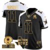 Cowboys Est. 1960 & We Dem Boyz Patch Gold Vapor Limited Jersey V2 – All Stitched – Alternate – Micah Parsons Jersey