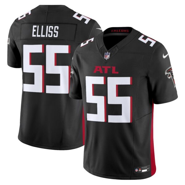 Atlanta Falcons 2024 Vapor Limited Jersey – All Stitched – Black – Kaden Elliss Jersey