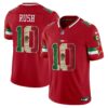 Dallas Cowboys Mexico Vapor Limited Jersey V3 – All Stitched – Red – Cooper Rush Jersey
