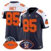 Chicago Bears Dick Butkus Patch Throwback Vapor Limited Jersey – All Stitched – Navy Alternate – Cole Kmet Jersey