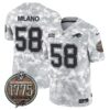Bills 2024 Salute to Service Establishment Year Patch Vapor Limited Jersey – All Stitched – Marines – Matt Milano Jersey