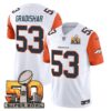 Denver Broncos Super Bowl 50 Patch Vapor Limited Jersey – All Stitched – Orange Sleeves – Randy Gradishar Jersey