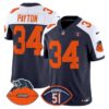 Chicago Bears Dick Butkus Patch Throwback Vapor Limited Jersey – All Stitched – Navy Alternate – Walter Payton Jersey