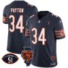 Bears Illinois Patch Vapor Jersey – All Stitched – Navy – Walter Payton Jersey