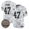 Chiefs 2024 Salute to Service Establishment Year Patch Vapor Limited Jersey – All Stitched – Air Force – Donald Trump Jersey
