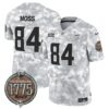 Vikings 2024 Salute to Service Establishment Year Patch Vapor Limited Jersey – All Stitched – Navy – Randy Moss Jersey