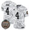 Chiefs 2024 Salute to Service Establishment Year Patch Vapor Limited Jersey – All Stitched – Army – Rashee Rice Jersey