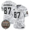 Vikings 2024 Salute to Service Establishment Year Patch Vapor Limited Jersey – All Stitched – Marines – T.J. Hockenson Jersey