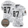 Vikings 2024 Salute to Service Establishment Year Patch Vapor Limited Jersey – All Stitched – Air Force – T.J. Hockenson Jersey