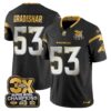 Denver Broncos 3-Time Champions Patch Gold Vapor Limited Jersey – All Stitched – Black Limited – Randy Gradishar Jersey
