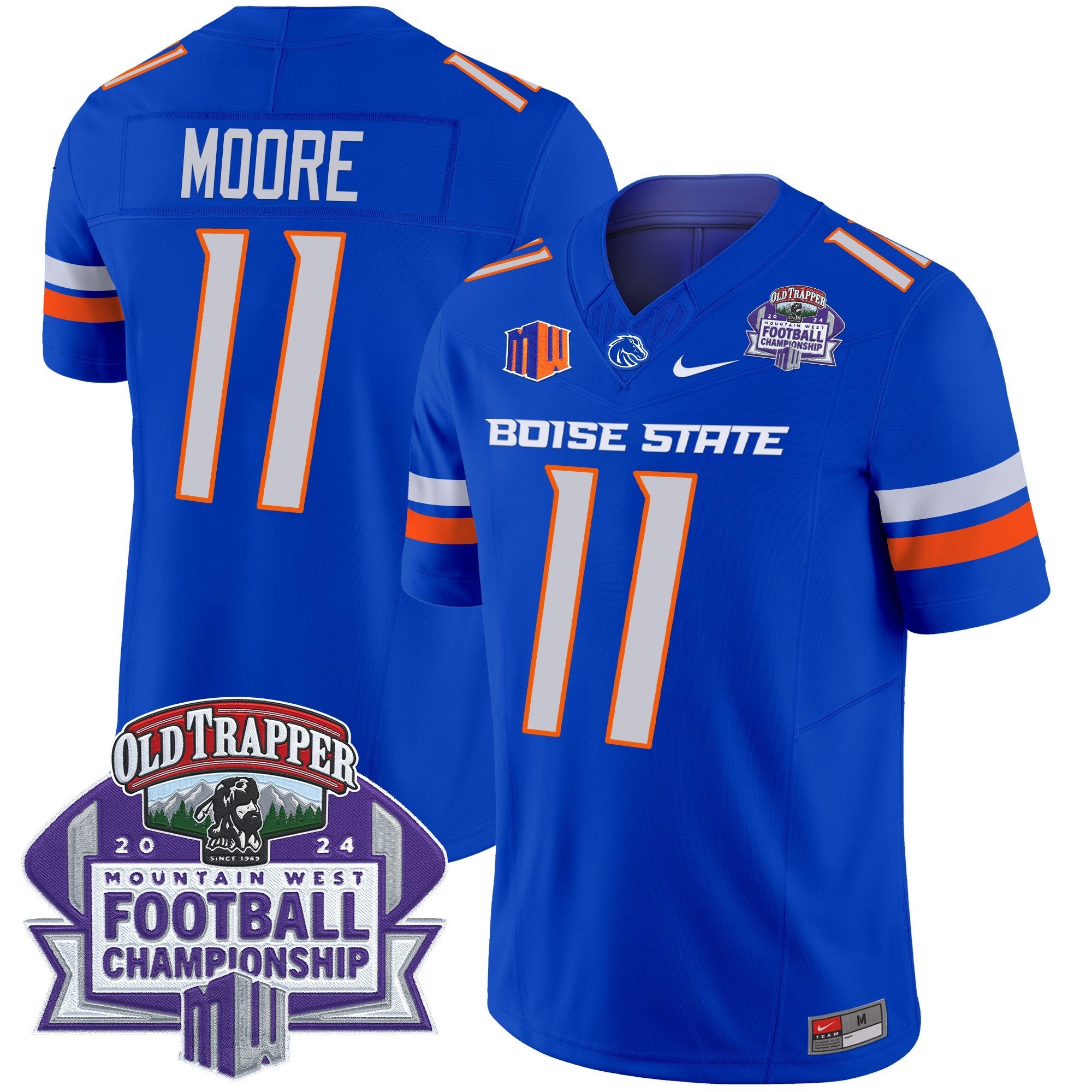 Boise State Broncos 2024 Championship Vapor Limited Jersey – All Stitched – Royal – Kellen Moore Jersey