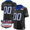 Boise State Broncos 2024 Back To Back Champions Vapor Limited Custom Jersey – All Stitched – Black Jersey