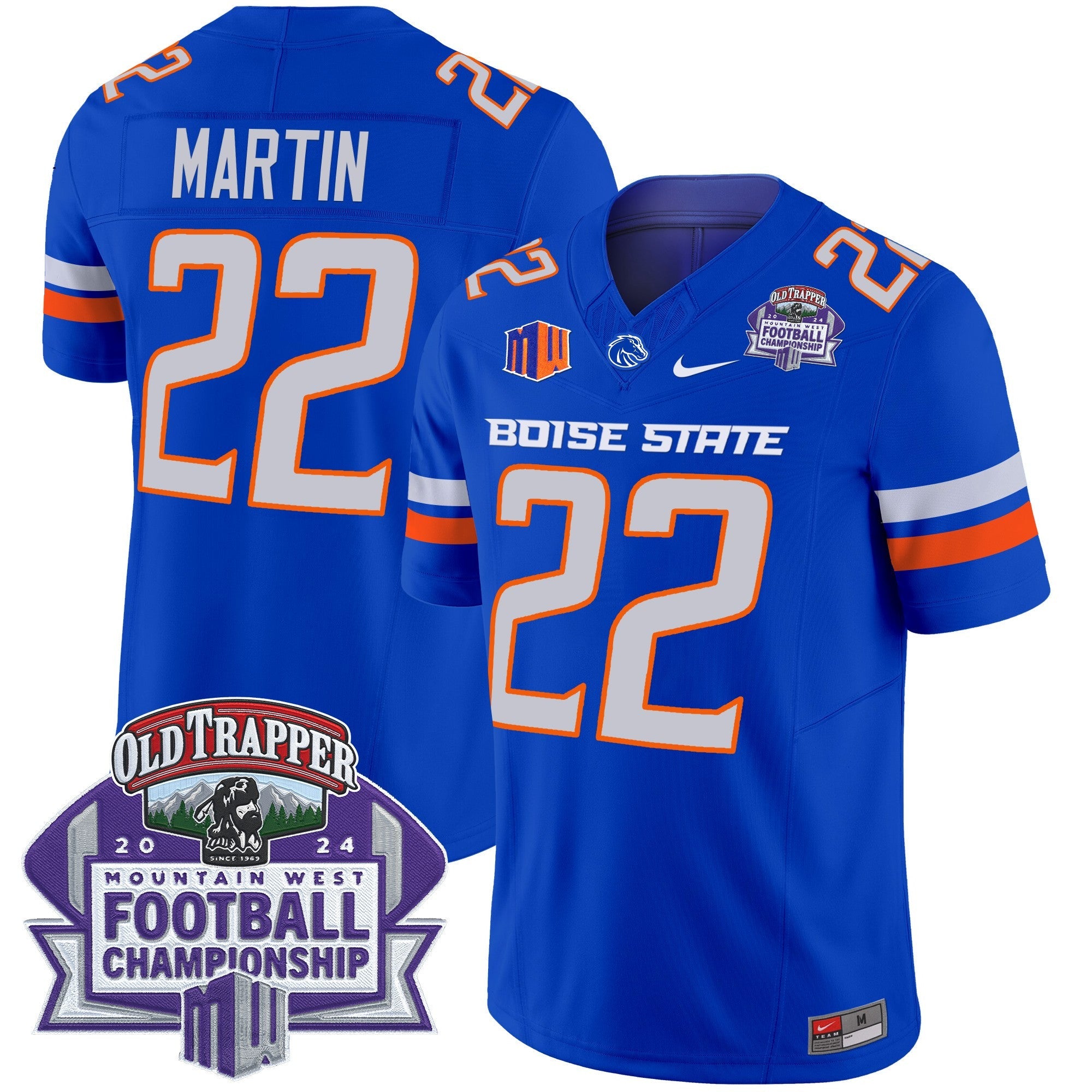 Boise State Broncos 2024 Championship Vapor Limited Jersey – All Stitched – Royal – Doug Martin Jersey