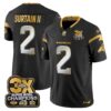Denver Broncos 3-Time Champions Patch Gold Vapor Limited Jersey – All Stitched – Black Limited – Patrick Surtain II Jersey