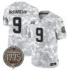 Vikings 2024 Salute to Service Establishment Year Patch Vapor Limited Jersey – All Stitched – Navy – J.J. McCarthy Jersey