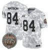 Chiefs 2024 Salute to Service Establishment Year Patch Vapor Limited Jersey – All Stitched – Navy – Justin Watson Jersey