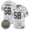 Chiefs 2024 Salute to Service Establishment Year Patch Vapor Limited Jersey – All Stitched – Marines – Derrick Thomas Jersey