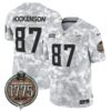 Vikings 2024 Salute to Service Establishment Year Patch Vapor Limited Jersey – All Stitched – Army – T.J. Hockenson Jersey