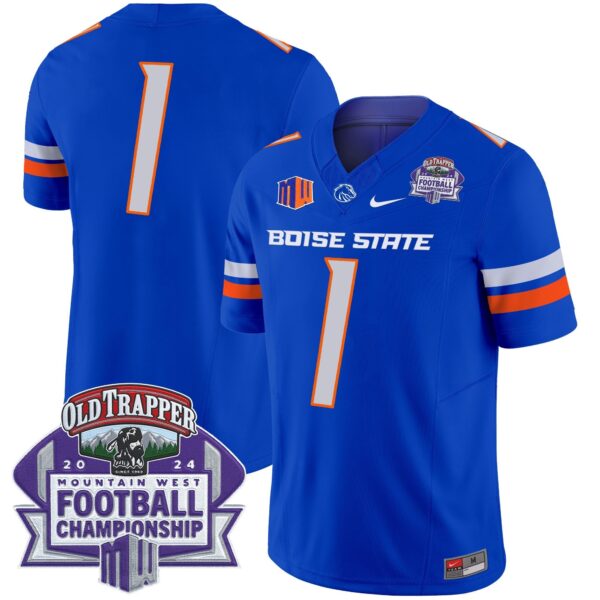 Boise State Broncos 2024 Championship Vapor Limited Jersey – All Stitched – Royal – #1 Team Jersey