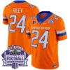 Boise State Broncos 2024 Championship Vapor Limited Jersey – All Stitched – Orange – Dylan Riley Jersey