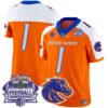 Boise State Broncos 2024 Championship Vapor Limited Jersey – All Stitched – Orange Alternate – #1 Team Jersey