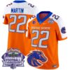 Boise State Broncos 2024 Championship Vapor Limited Jersey – All Stitched – Orange Alternate – Doug Martin Jersey