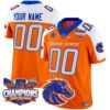 Boise State Broncos 2024 Back To Back Champions Vapor Limited Custom Jersey – All Stitched – Orange Alternate Jersey