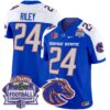 Boise State Broncos 2024 Championship Vapor Limited Jersey – All Stitched – Royal Alternate – Dylan Riley Jersey