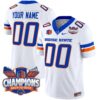 Boise State Broncos 2024 Back To Back Champions Vapor Limited Custom Jersey – All Stitched – White Jersey