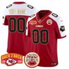 Chiefs Super Back 2 Back Patch Vapor Limited Custom Jersey – All Stitched – Red Alternate Jersey