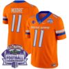 Boise State Broncos 2024 Championship Vapor Limited Jersey – All Stitched – Orange – Kellen Moore Jersey
