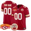 Chiefs Super Back 2 Back Patch Vapor Limited Custom Jersey – All Stitched – Red Jersey