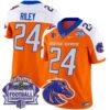 Boise State Broncos 2024 Championship Vapor Limited Jersey – All Stitched – Orange Alternate – Dylan Riley Jersey