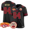 Chiefs Super Back 2 Back Patch Vapor Limited Jersey – All Stitched – Gold Trim – Justin Watson Jersey