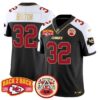 Chiefs Super Back 2 Back Patch Vapor Limited Jersey – All Stitched – Black Alternate – Nick Bolton Jersey