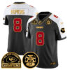 Chiefs 2024 AFC West Champs Jersey – All Stitched – Black Alternate – DeAndre Hopkins – 8 Jersey