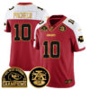 Chiefs 2024 AFC West Champs Jersey – All Stitched – Red Alternate – Isiah Pacheco – 10 Jersey