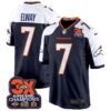 Denver Broncos 3-Time Champions Patch Game Jersey – Al Stitched – Navy Alternate – John Elway Jersey