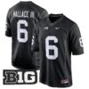 Penn State Nittany Lions 2024 Game Jersey – All Stitched – Black – Harrison Wallace III Jersey