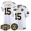 Chiefs 2024 AFC West Division Champions Patch Gold Vapor Limited Jersey – All Stitched – White Gold – Patrick Mahomes Jersey