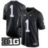 Penn State Nittany Lions 2024 Game Jersey – All Stitched – Black – #1 Team Jersey