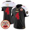 Chiefs 2024 Lamar Hunt Patch Vapor Limited Jersey – All Stitched – Black Alternate – Rashee Rice Jersey