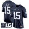 Penn State Nittany Lions 2024 Game Jersey – All Stitched – Navy – Drew Allar Jersey