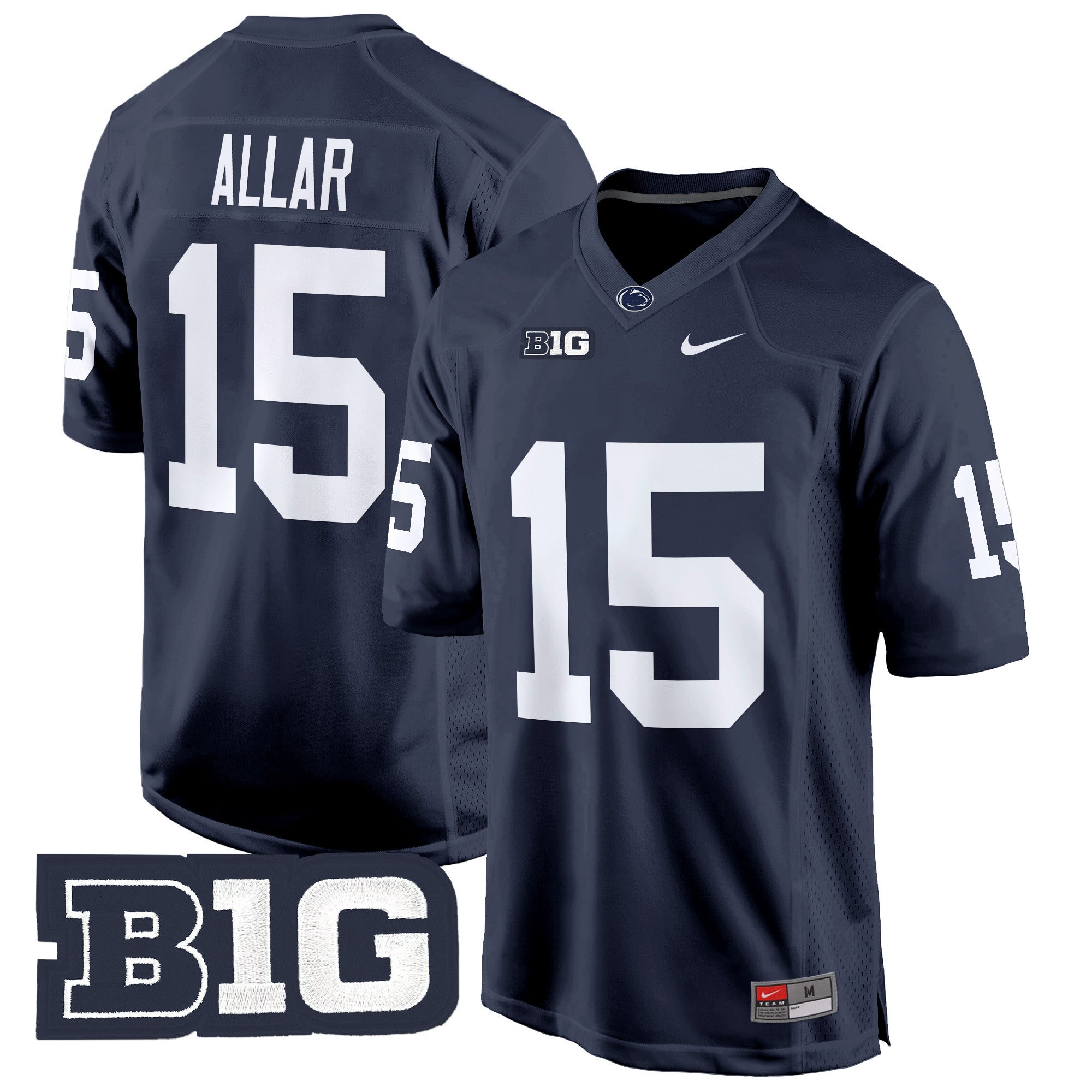 Penn State Nittany Lions 2024 Game Jersey – All Stitched – Navy – Drew Allar Jersey