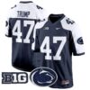 Penn State Nittany Lions 2024 Game Jersey – All Stitched – Navy Alternate – Donald Trump Jersey