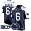 Penn State Nittany Lions 2024 Game Jersey – All Stitched – Navy Alternate – Harrison Wallace III Jersey