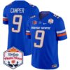 Boise State Broncos 2025 The Fiesta Bowl Patch Vapor Limited Jersey – All Stitched – Royal – Cameron Camper Jersey