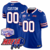 Custom Buffalo Bills 24/25 Jersey – Bills Mafia + AFC East Championship Patch – Blue Jersey