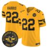 Pittsburgh Steelers Throwback 1933 Patch Vapor Limited Jersey – All Stitched – Gold – Najee Harris Jersey