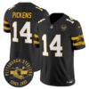 Pittsburgh Steelers Throwback 1933 Patch Vapor Limited Jersey – All Stitched – Black – George Pickens Jersey